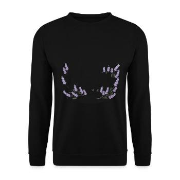 Vertraue dem Prozess für einen Optimisten - Unisex Pullover - Schwarz - Vorne - Alina (178cm) & Michal (187cm)