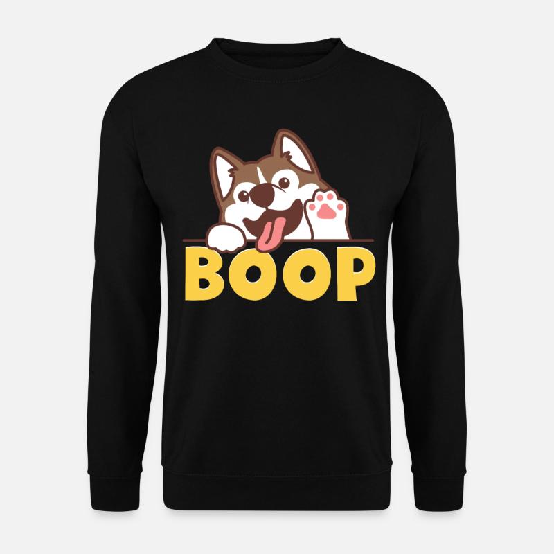 Furry Fandom Pumpkins Fursona Boop - Unisex Sweatshirt - black