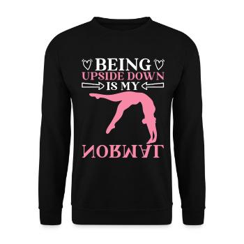 Gymnastique Gymnastique à l’envers est - Sweat-shirt Unisexe - noir - Devant - Alina (178cm) & Michal (187cm)