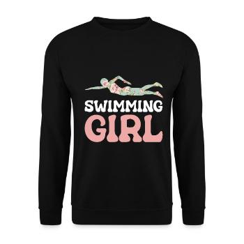 Natation Filles Nageuses de mer - Sweat-shirt Unisexe - noir - Devant - Alina (178cm) & Michal (187cm)