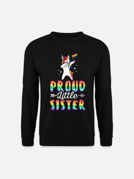 LGBTQ Stolz Regenbogenflagge Gleichheit Stolzes - Unisex Pullover - Schwarz