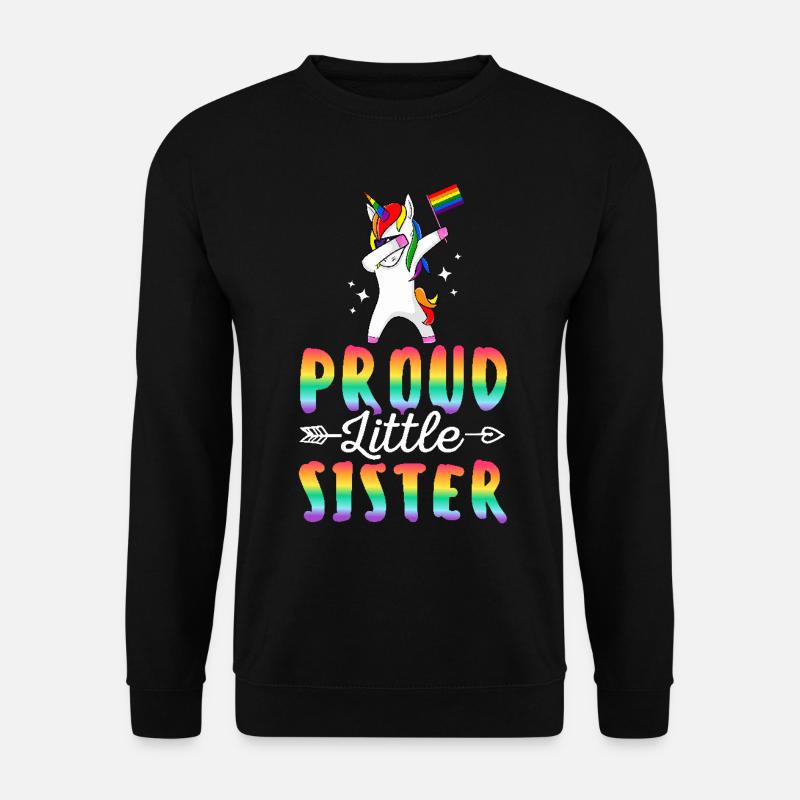 LGBTQ Stolz Regenbogenflagge Gleichheit Stolzes - Unisex Pullover - Schwarz
