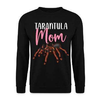 Tarantula Mom Spiders - Unisex Sweatshirt - black - Front - Alina (178cm) & Michal (187cm)