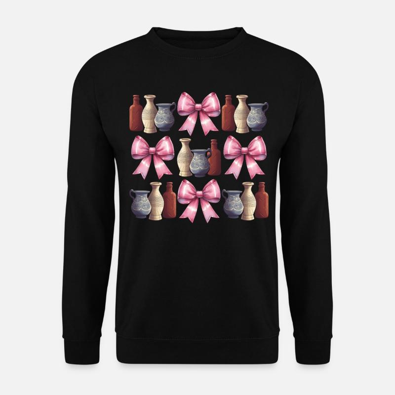 Coquette Archéologue Vases d’Archéologie - Sweat-shirt Unisexe - noir
