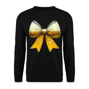 Bière artisanale Coquette Bow Brasserie de la fête des mères - Sweat-shirt Unisexe - noir - Devant - Alina (178cm) & Michal (187cm)