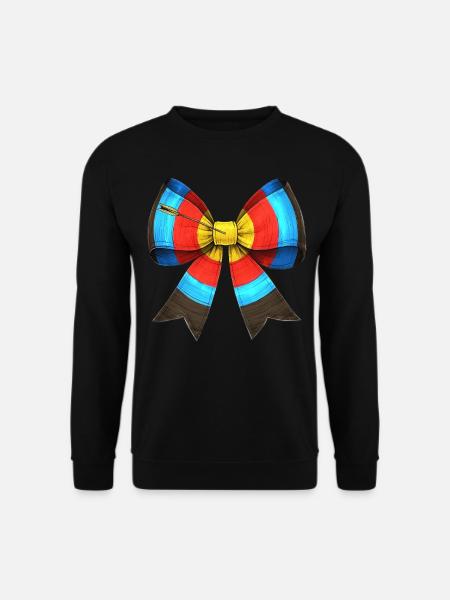 Coquette Bogen Bogenschießen Bogen und Pfeil - Unisex Pullover - Schwarz