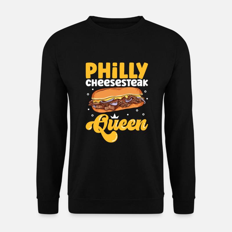 Philly Cheesesteak Queen - Unisex Sweatshirt - black
