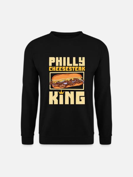 Philly Cheesesteak King - Unisex Sweatshirt - black