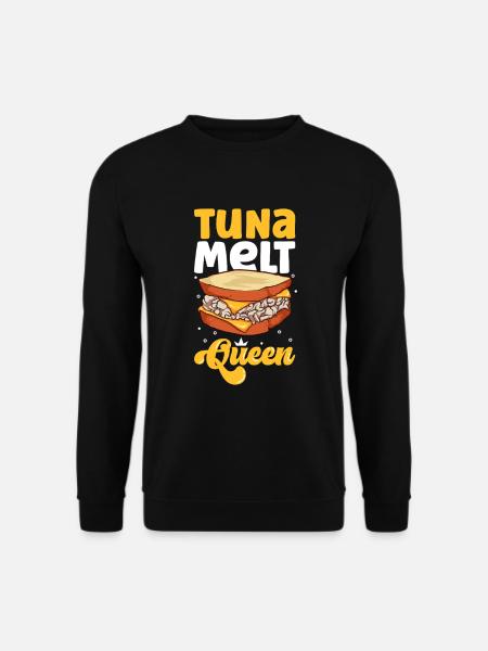 Tuna Melt Sandwich Queen - Unisex Sweatshirt - black