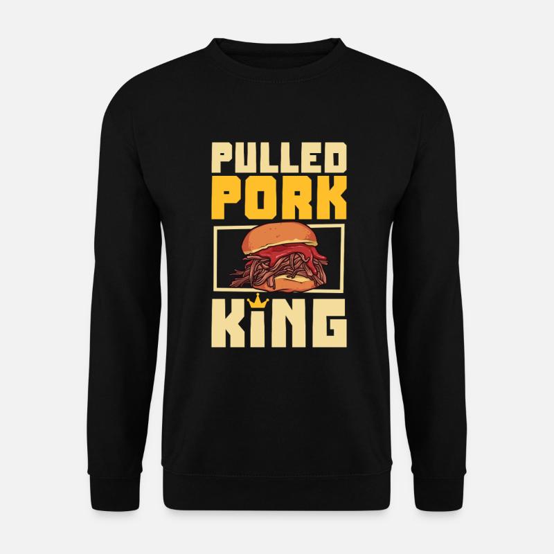 Pulled Pork Sandwich King - Unisex Pullover - Schwarz