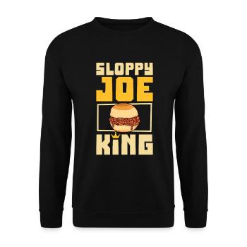 Sloppy Joe King - Unisex Pullover - Schwarz - Vorne - Alina (178cm) & Michal (187cm)