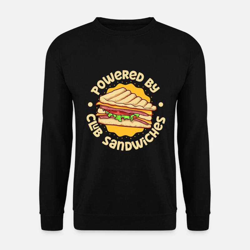 Powered by Club Sandwich - Unisex Sweatshirt - black