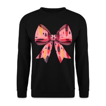 Coquette Bow Kayak Kayak Kayak Kayaker Boat Paddle - Unisex Sweatshirt - black - Front - Alina (178cm) & Michal (187cm)