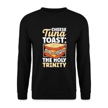 The Sacred Three - Sandwich au thon fondu - Sweat-shirt Unisexe - noir - Devant - Alina (178cm) & Michal (187cm)