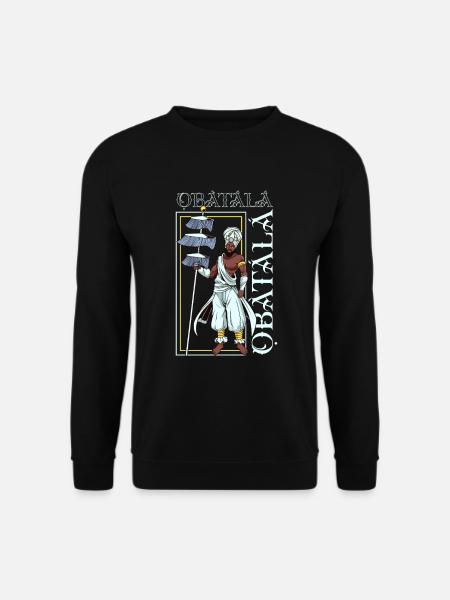 Yoruba God - Obatala - Unisex Sweatshirt - black