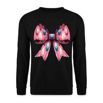 Coquette Bogen Surfen Mütter Tag Surfboarder - Unisex Pullover - Schwarz - Vorne - Alina (178cm) & Michal (187cm)