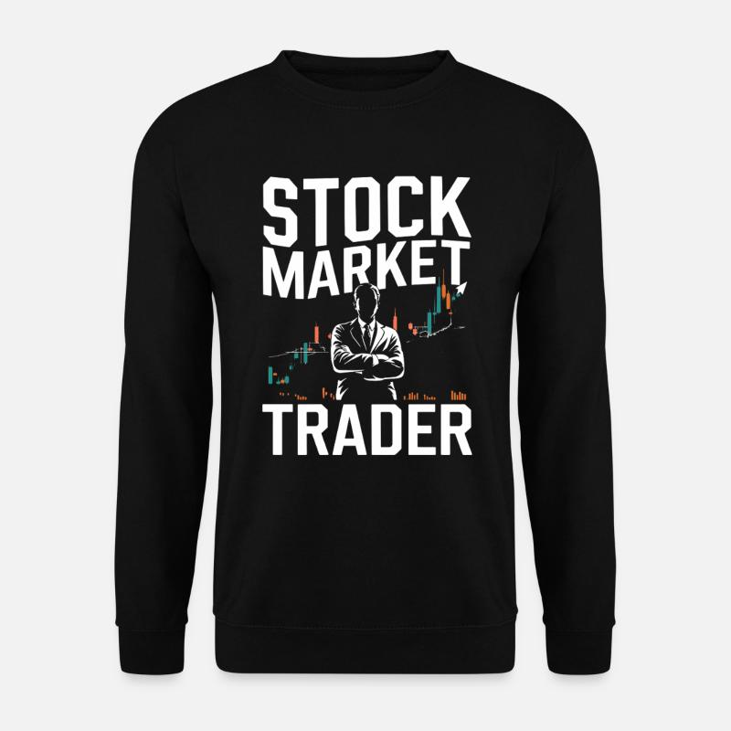 Trader boursier Graphique Trader boursier - Sweat-shirt Unisexe - noir