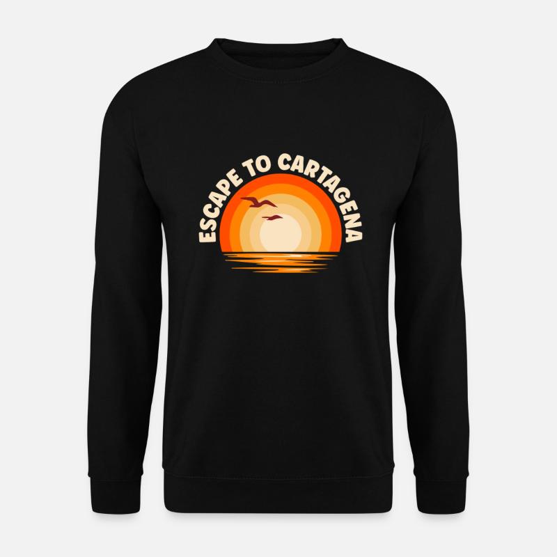 Je fuis vers Carthagène - Sweat-shirt Unisexe - noir