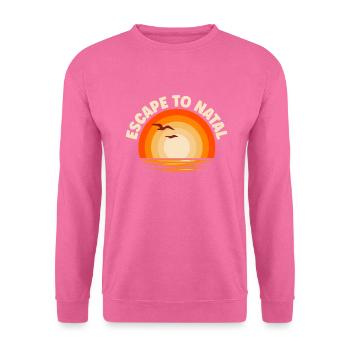Je fuis vers le Natal - Sweat-shirt Unisexe - rose - Devant