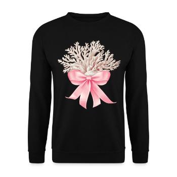 Coquette Arc Récif de Corail Mer Océan Fille - Sweat-shirt Unisexe - noir - Devant - Alina (178cm) & Michal (187cm)