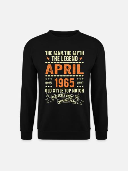 April 1965, APRIL 1965 - Unisex Sweatshirt - black
