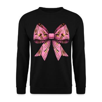 Coquette archet trombone fille motif tromboniste - Sweat-shirt Unisexe - noir - Devant - Alina (178cm) & Michal (187cm)