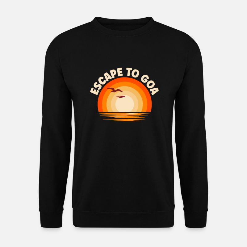 Je fuis à Goa - Sweat-shirt Unisexe - noir