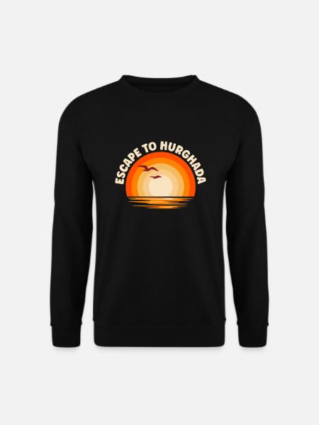 I'm fleeing to Hurghada - Unisex Sweatshirt - black