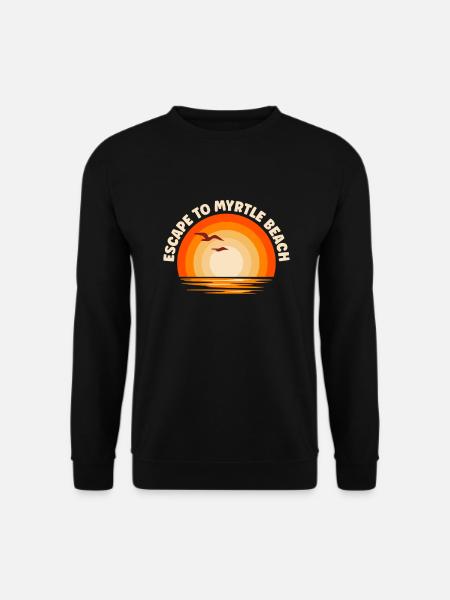 Je fuis vers Myrtle Beach - Sweat-shirt Unisexe - noir