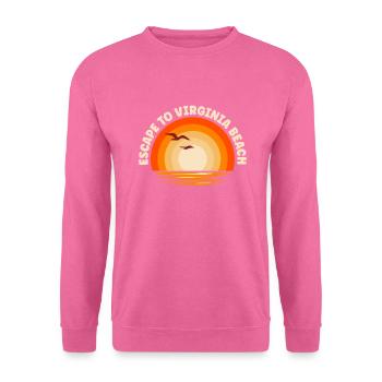 Ich fliehe nach Virginia Beach - Unisex Pullover - Pink - Vorne