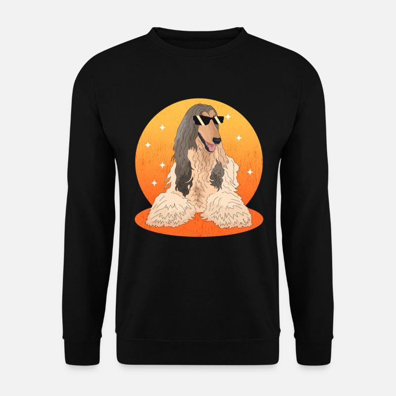 Lévrier afghan Chien Propriétaire Cadeaux - Sweat-shirt Unisexe - noir