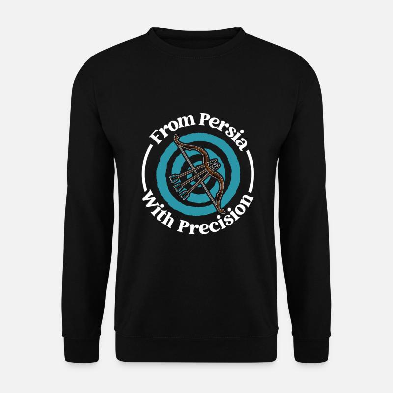 Persian Precision - Persian Bow - Unisex Sweatshirt - black