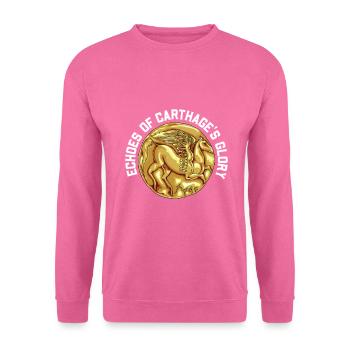 Karthago - Karthagische goldene Münze - Unisex Pullover - Pink - Vorne
