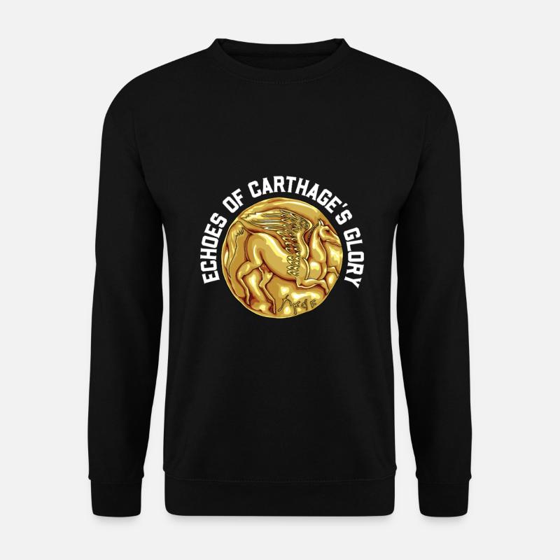 Karthago - Karthagische goldene Münze - Unisex Pullover - Schwarz
