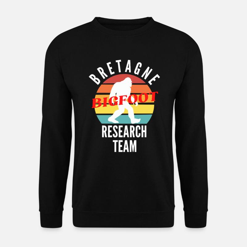 BRITTANY BIGFOOT RESEARCH TEAM - Unisex Sweatshirt - black