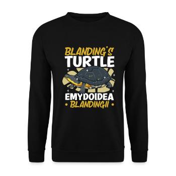 Terrapin - Unisex Sweatshirt - black - Front - Alina (178cm) & Michal (187cm)