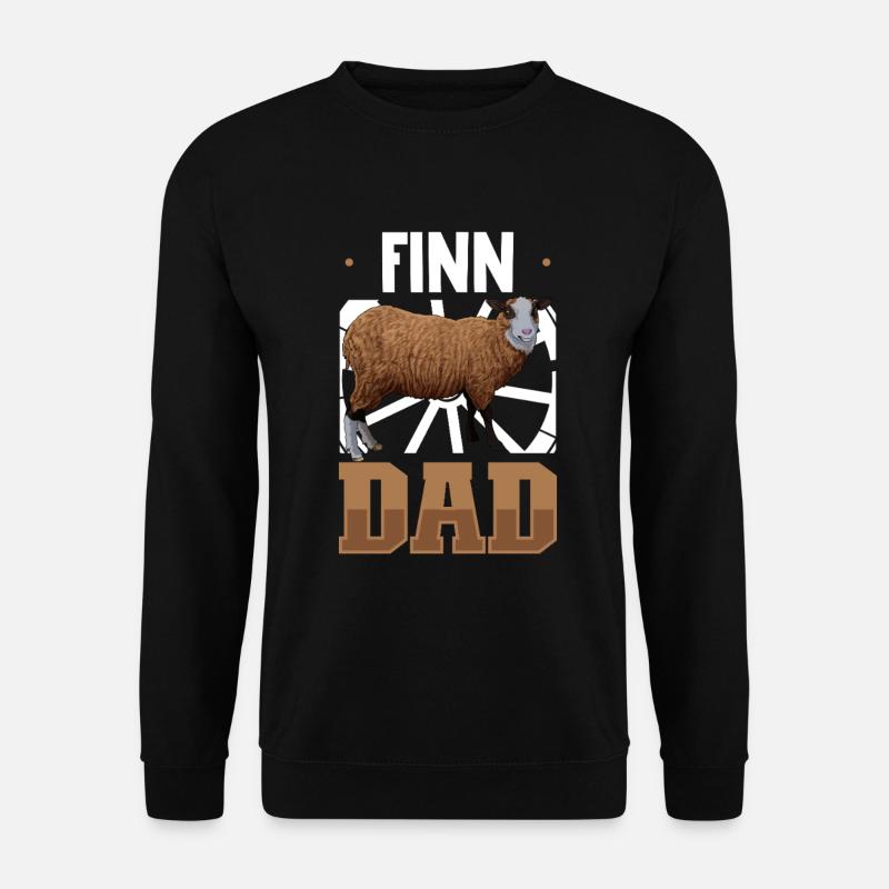 Finn Sheep Dad - Unisex Sweatshirt - black