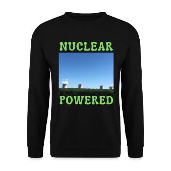 CENTRALE NUCLEAIRE ET NATURE PHOTO - Sweat-shirt Unisexe - noir - Devant - Alina (178cm) & Michal (187cm)