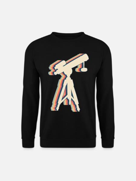 Stargazing Stargazer Astronomy Constellation - Unisex Sweatshirt - black