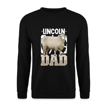 Lincoln Mouton Papa - Sweat-shirt Unisexe - noir - Devant - Alina (178cm) & Michal (187cm)