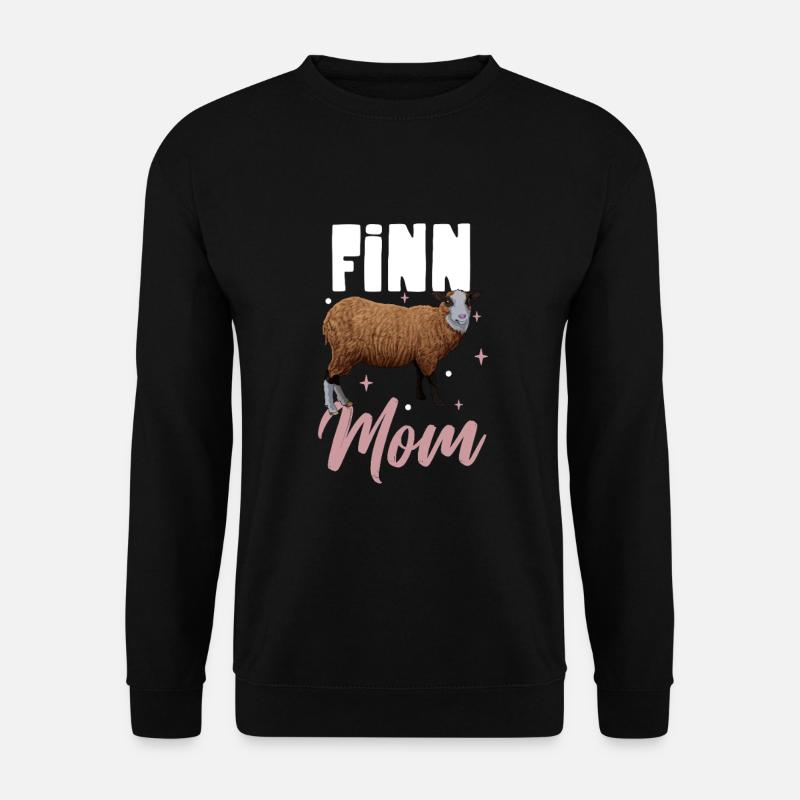 Finnish Sheep Mom - Unisex Sweatshirt - black