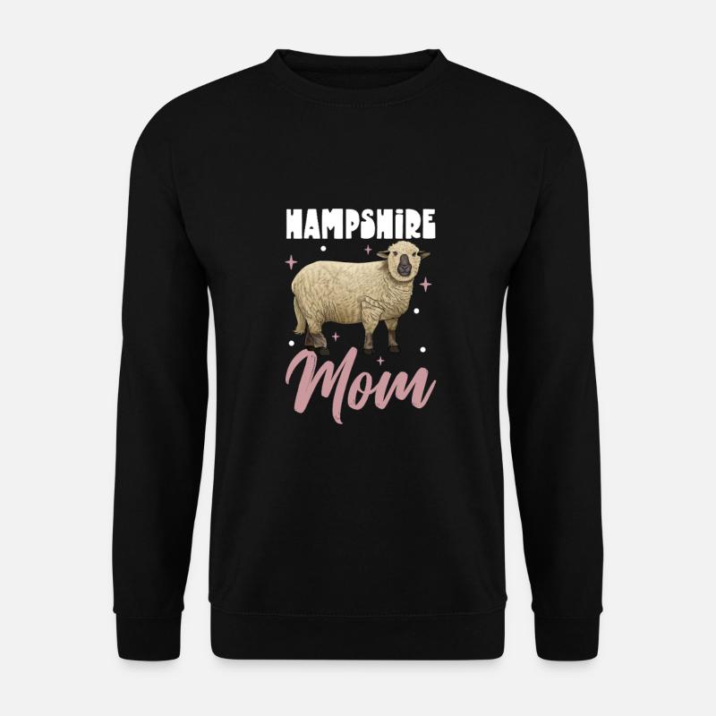 Hampshire Sheep Mom - Unisex Sweatshirt - black