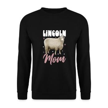 Maman mouton Lincoln - Sweat-shirt Unisexe - noir - Devant - Alina (178cm) & Michal (187cm)