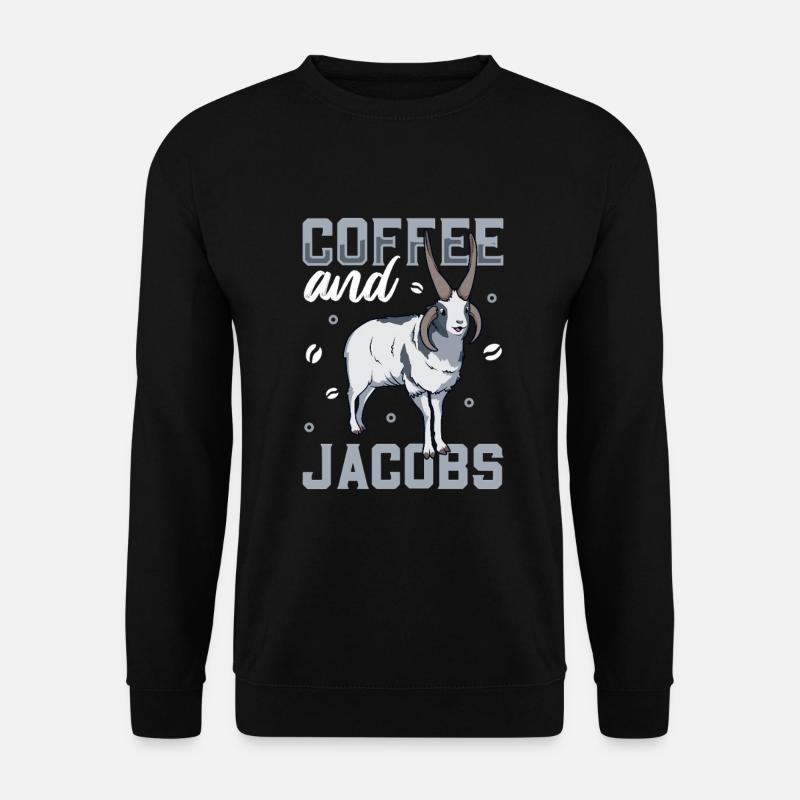 Coffee and Jacob's Sheep - Unisex Sweatshirt - black