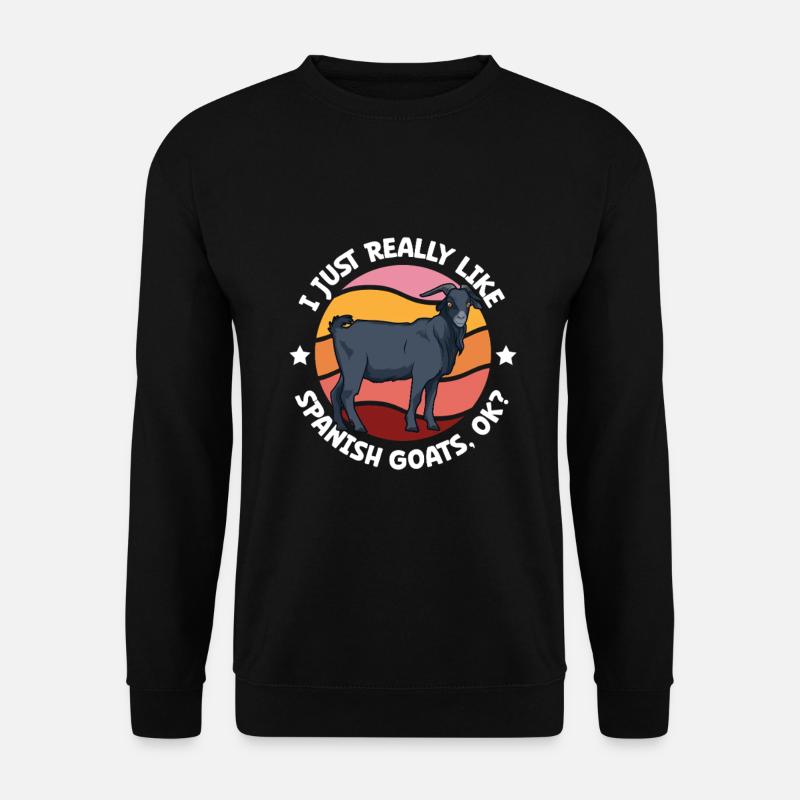 I love my Spanish goat - Unisex Sweatshirt - black