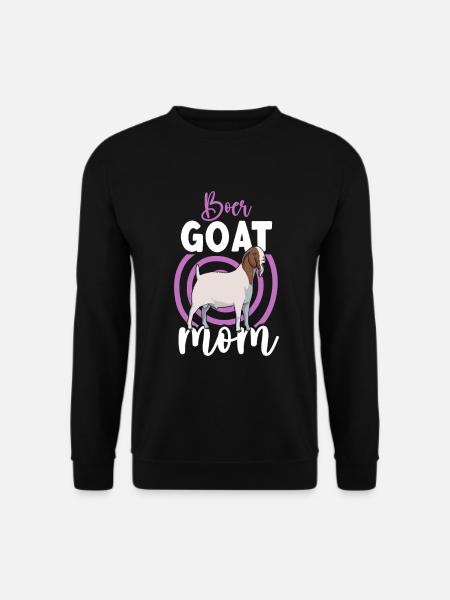 Maman d’une chèvre Boer - Sweat-shirt Unisexe - noir