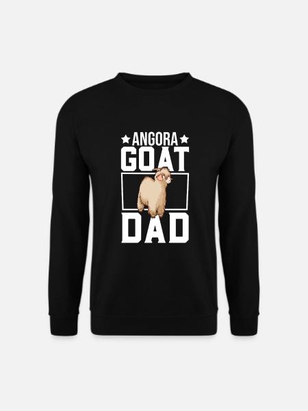 Papa einer Angoraziege - Unisex Pullover - Schwarz
