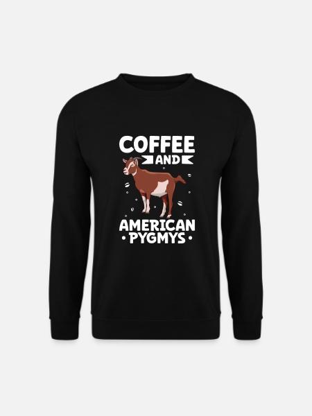Café et Pygmée d’Amérique - Sweat-shirt Unisexe - noir