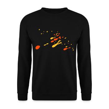 Spritzer - Unisex Pullover - Schwarz - Vorne - Alina (178cm) & Michal (187cm)