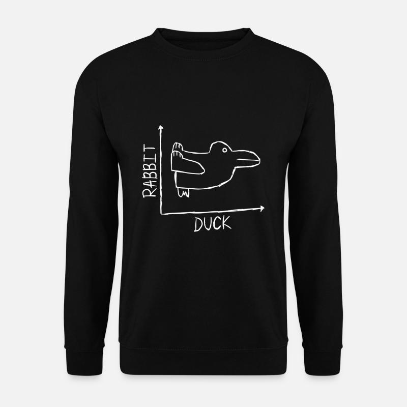 Rabbit Duck - Unisex Sweatshirt - black